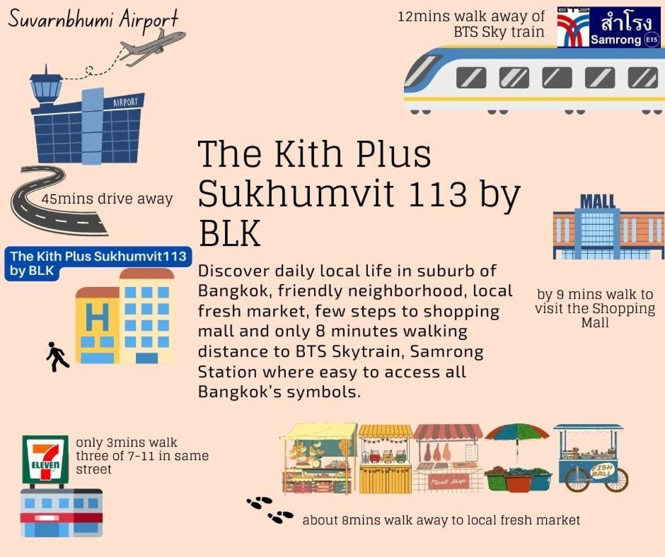 The Kith Plus Sukhumvit 113 By Blk Bangkok Luaran gambar